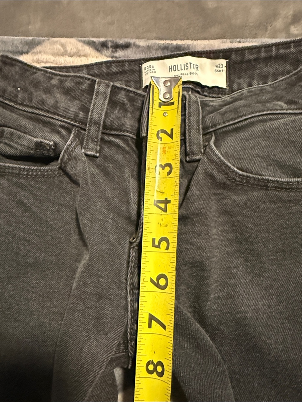 Hollister Black Flare Jeans - High-Rise Wide Leg kit girl woman - Picture 5 of 6